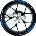 MT-15 Wheel sticker | YAMAHA MT-15 Rim sticker Malti colour | Raider sticker | Bike full set Sticker- ( Waterproof & Premium quality) | customize sticker | custom sticker for bike..car modified sticker for bike. 