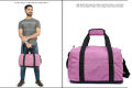 Bili Personal Use Compact Travel Bag for Short Tour 1-2 Days (Mulberry), Waterproof Premium Duffle Bag, Gym Bag , Luggage Bag, Travelling Bag, Travel Duffel Bag, Weekender Bag, Men & Women Travel Bag, Sport Gym Bag for Men, Sports Tote Gym Bag. 