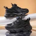 Children Casual Shoes Boys Sneakers Solid White Black Shoes Mesh Breathable Kids Running Sports Tenis for Girls Chunky Sneakers.