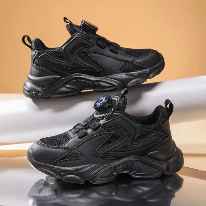 Children%20Casual%20Shoes%20Boys%20Sneakers%20Solid%20White%20Black%20Shoes%20Mesh%20Breathable%20Kids%20Running%20Sports%20Tenis%20for%20Girls%20Chunky%20Sneakers%20-%20Image%205