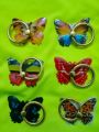 Universal Beautiful Butterfly Mobile Phone Handle Holder Finger Ring Mystic by women fashion. 