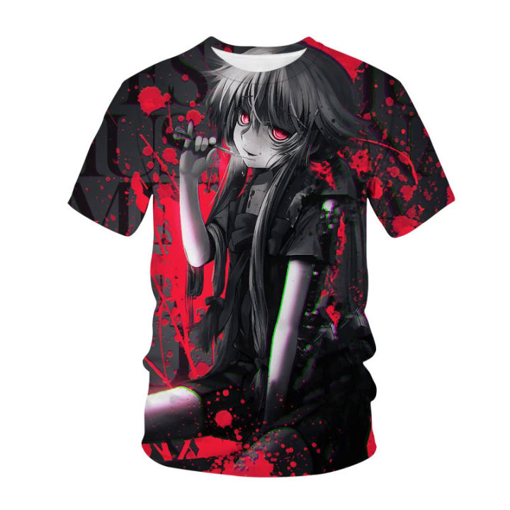Mirai Nikki 3D Print The Future Diary Streetwear Men Women Fashion Oversized Anime Girl Hip Hop Tees Tops Unisex T Shirt