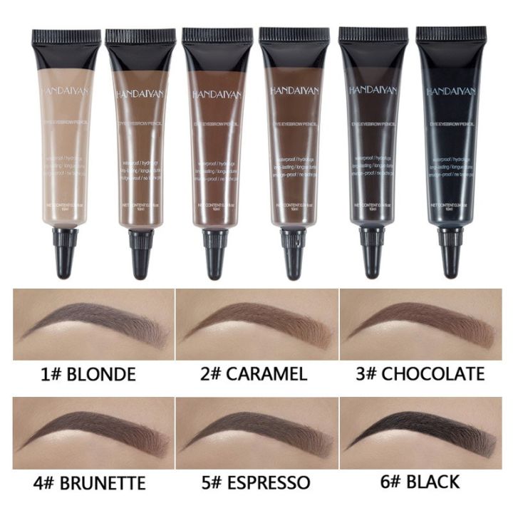6-%20Color%20Eyebrow%20Gel%20Waterproof%20Smudge%20Proof%20Styling%20Liquid%20Color%20Rendering%20Eyebrow%20Dye%20Cream%20-%20Image%202