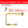 Realme 7 8 8S 4G 5G 8 Pro 8i 9i Power on / off Switch Button Side Volume Up Down Buttons Flex Cable Replacement Part.