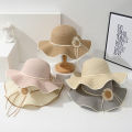 New Grass Knitted Hat for Spring Summe Sunflower Design Sunshade Hat for Outdoor Vacation Sun Protection UV Protection Sun Hat.