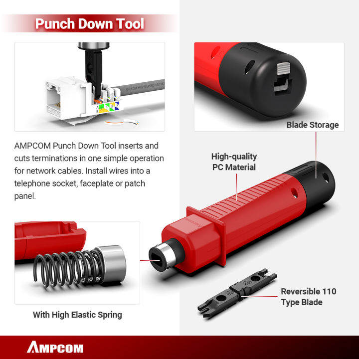 AMPCOM%20RJ45%20Crimper%20Lan%20Tester%20Tool%20Set%20Ethernet%20Cable%20Stripper%20Punch%20Down%20Tool%20rj%2045%20rj11%20Connectors%2012%20in%201%20Cabling%20Repair%20Set%20-%20Image%204