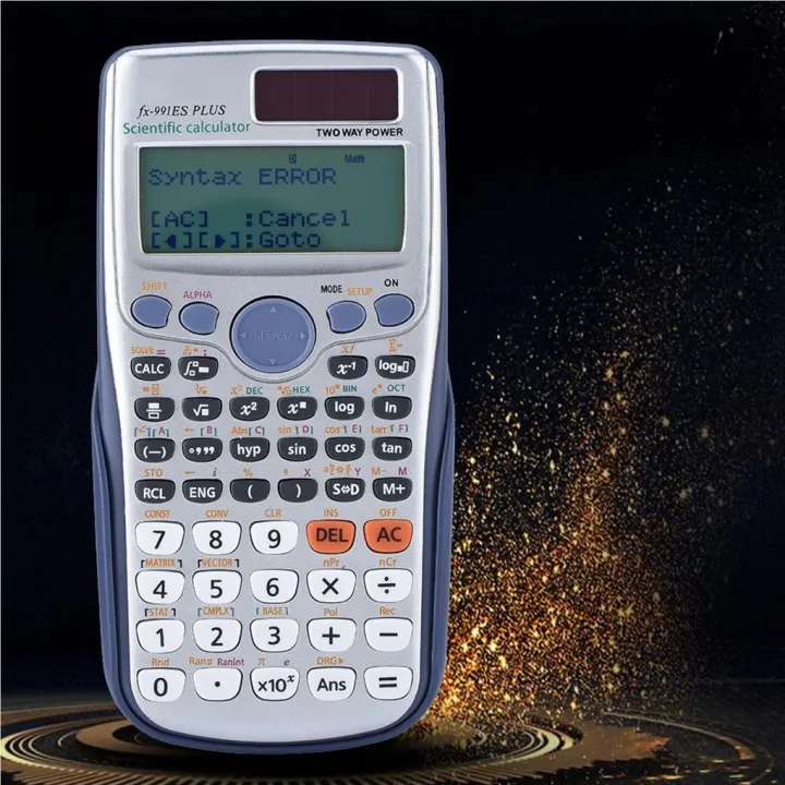 FX-991ES-PLUS Calculator 417 Functions University Calculation Tool Computer School Office Coin Battery Graphing minghao