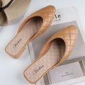 Slippers PVC outer wear casual plastic pointed lazy Baotou slippers women. 