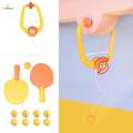 Indoor Hanging Table Tennis Self Training Table Tennis Suspended Tennis Ball Trainer for Improve Hand Eye Coordination Training Equipment. 