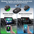 Wireless Auto Dongle Plug And Play USB Replacement Easy Use Wireless Auto Adapter Compatible For Android Auto Panel Display. 
