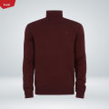 Mens Premium Cotton Turtleneck Long Sleeve Knit Sweater From Levin.