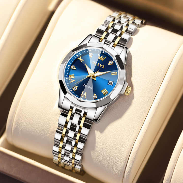 OLEVS 9931 Ladies Luxury Fashion Date Watch fo Women