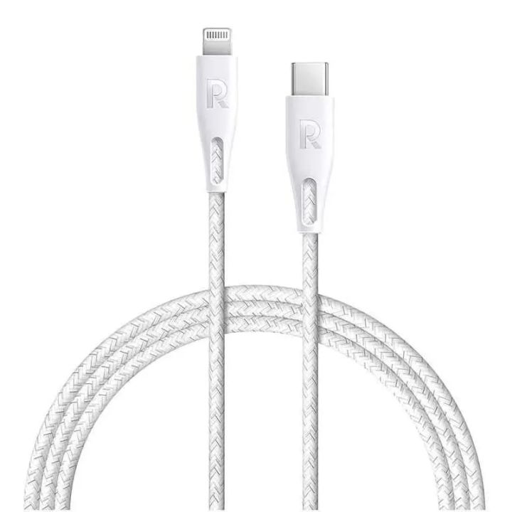 RAVPower Nylon Braided Type-C to Lightning Cable RP-CB1005 Apple MFI ...