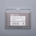 1 PCS Transparent Work Card Badge Holder Office Staff Employees ID Card Clear Pass Name Work Card Cover Case Sleeve with Lanyard.