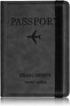 CLEANUX ZONE Passport Holder Cover Wallet RFID Blocking PU Leather Travel Document Holder, Card Case Travel Accessories for Women Men.