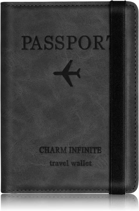 CLEANUX%20ZONE%20Passport%20Holder%20Cover%20Wallet%20RFID%20Blocking%20PU%20Leather%20Travel%20Document%20Holder,%20Card%20Case%20Travel%20Accessories%20for%20Women%20Men%20-%20Image%202