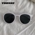 YOOSKE Round Sunglasses Women Brand Designer Vintage Small Sun Glasses Ladies Korean Style Shades Eyewear. 