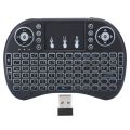 Mini Wireless Keyboard Backlit 2.4GHz 10 Meter Working Distance Smart Touchpad for PC. 
