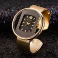 【DM bag factory Store】Luxury Brand Gold Silver Watches Steel Ladies Watch Creative Girl Quartz Clock Saat Relogio Feminino.