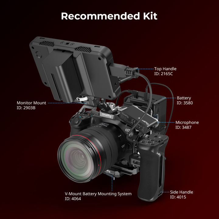 SmallRig%20R5%20II%20Cage%20for%20Canon%20EOS%20R5%20Mark%20II,%20Camera%20Video%20Cage%20with%20Cold%20Shoe%20Quick%20Release%20Plate%20for%20Arca-Swiss%20-4978%20-%20Image%205