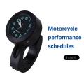 【3C VictoryEagle】Clock Watch Handlebar Glow Mount pc Black for most cruiser helicopters. 