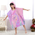 Mermaid cape beach bathrobe Seaside change bathrobe Surf suit Printed hooded bath towel one piece 7. 