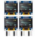 4Pcs OLED Display Module I2C IIC 128x64 0.96 Inch Display Module SSD1315 for Arduino UNO R3 STM with Pins. 