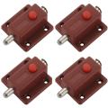 4 pcs Automatic Spring Loaded Cabinet Door Bolt Lock Push Button - 245205696. 