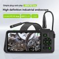 4.5 Inch Inspection Camera with Light 1080P HD Borescope Camera IP67 Waterproof Snake Sewer Camera 7.9mm Triple Lens 15m. 