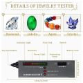 ARELENE Diamond Tester Jewelry Diamond Detector Gem Diamond Tester Pen 30X 60X Illuminated Jewelry Eye Loupe Distinguish Tool. 