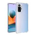 For Xiaomi Redmi Note 10 Pro Max ultra Slim Transparent anti shock side bumper corner 4D Crystal clear camera cutting cover. 