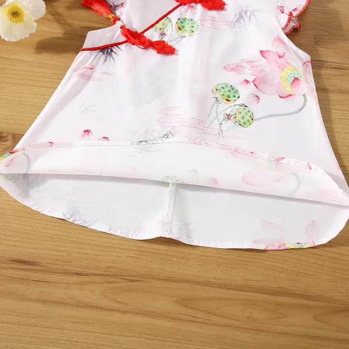 (0-3%20Years%20Old%20Baby%20Girls)%20New%20Summer%20Baby%20Girls%20Dress%20Small%20Flying%20Sleeve%20Cheongsam%20Chinese%20Style%20Hand-Painted%20Wind%20Animal%20Sweet%20Princess%20Dress%20-%20Image%208