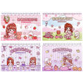 Super Sweet Nini Illustrated Sticker Book Cute Little Girl DIY Decorative Character Materials Handheld Account Stickers and Papers. 