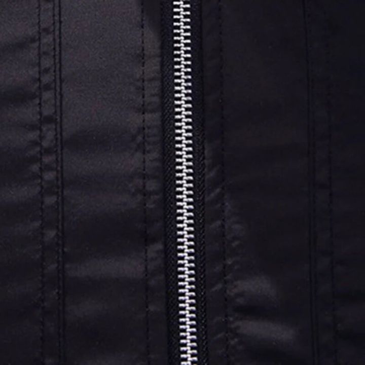 Autumn%20Bomber%20Jacket%20Men's%20Casual%20Zipper%20Jacket%20Coat%20Black%20Thin%20Slim%20Fit%20Stand%20Collar%20Long%20Sleeve%20Slim%20Outwear%20Clothing%20Tops%20-%20Image%204