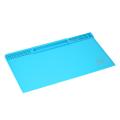 KOGEEK 380*210mm Heat Insulation Silicone Pad for BGA Soldering Repairing Solder Station Mat High Temperature Maintenance Platform with Screw Notches. 