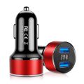3.1A Car Charger for Cigarette Lighter 12V 2 Port Dual USB Quick Fast Charging Car Charges With LED Display Voltmeter For Cars.