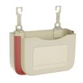 Car Seat Back Storage Box ABS Waterproof Rear Mounted Trash Can Car Seat Back Organizer Box Multi Function Storage Bags. 