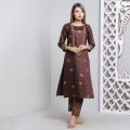 Premium Printed Cotton Kurti For Women -  2987K. 