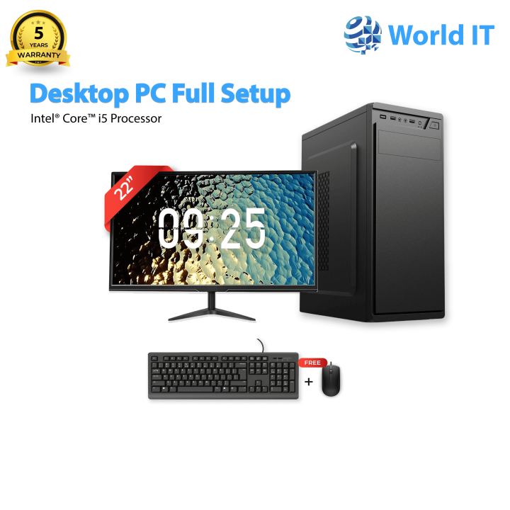 Intel Core i5 Desktop Computer Full Setup | Customizable 4-16GB RAM ...