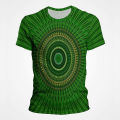 Funny Abstract Visual Illusion Psychedelic Pop T Shirts For Men 3D Abstract Art Printed Tee Shirts Kids Fashion Vintage Clothes. 