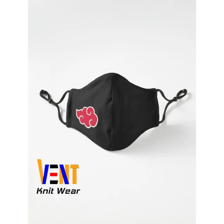 Akatsuki Naruto Boruto Anime Series Six Layers Protective FaceMask For ...