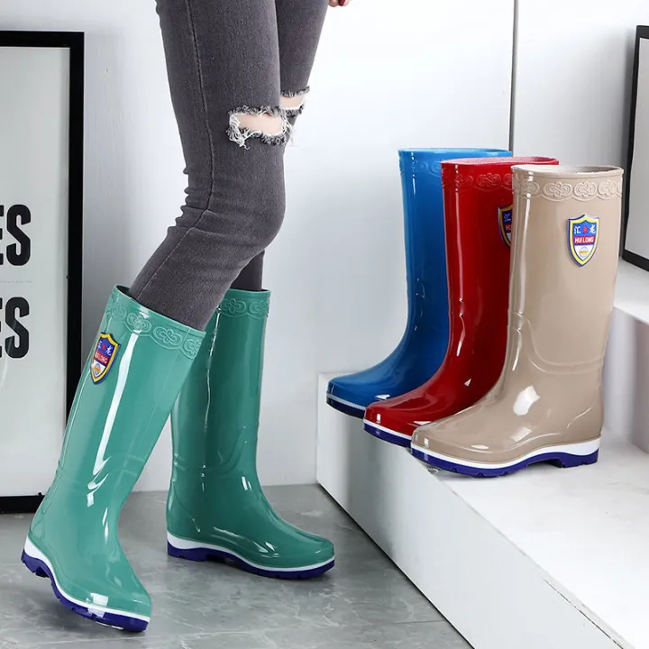 Women's%20Rain%20Shoes%20Knee-High%20Rain%20Boots%20Winter%20Fleece-Lined%20Thermal%20Middle%20Tube%20Anti-Slip%20Rain%20Boots%20Rain%20Shoes%20Rubber%20Shoes%20Low-Cut%20Rain%20Boots%20for%20Spring%20and%20Autumn%20-%20Image%205