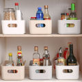 Scandinavian style finishing storage basket, plastic bathroom, kitchen, toilet, storage basket, tabletop, miscellaneous storage basket.
