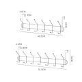 Multi-purpose Door Hanger Closet Door Hooks Coat And Towel Rack Door Hanger Hooks Over-the-door Storage. 