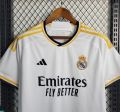 REAL MADRID HOME JERSEY 23-24 short sleeve jersey Thai Premium. 