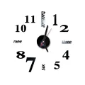 3D Acrylic Wall Clock DIY Mute Wall Clock Wall Stickers Home Decorations. 