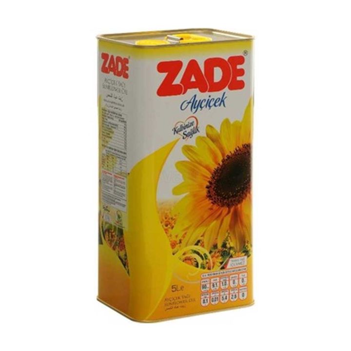 ZADE Sunflower Oil 5 Litre Turkey