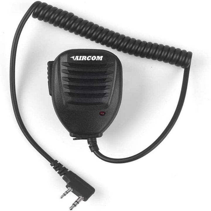 Rainproof Shoulder Remote Speaker Mic PTT Microphone 2pin for Radio 11 mm