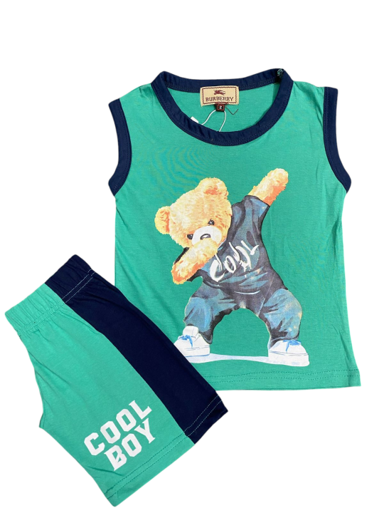 Boy’s Fashionable Stylish Megi T-shirt With Pant Set