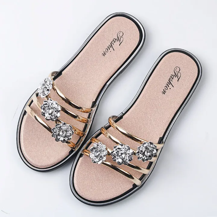 Slippers%20Women's%202024%20New%20Wear%20Summer%20Semi-Slippers%20Fashion%20Flower%20Beach%20Shoes%20Sandals%20Flat%20Casual%20Flip-Flops%20-%20Image%207